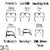 Fads & Fashions Cat Eye Oversized Reading Glasses Womans with Spring Hinges 3 Colours DX71 (Matt Black, +1.0) view 3