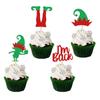 24pcs I'm Back Cupcake Toppers Christmas Fairy Cake Decorated Christmas Birthday Party Baby Theme Dessert Insert MGPFERD view 1