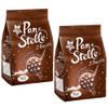 Mulino Bianco Pan Di Stelle 350g Italian Biscoti Cookies | Soft Shortbread Pastries Biscuits | GMO & Palm Oil Free | Creamy Chocolate | Icon of Taste and Goodness (Pan Di Stelle 350g, 2 Pack) view 1