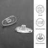 20 Pairs of Glasses Nose Pads with Storage Box and Glasses Adjusters, Silicone Nose Pads, Glasses Pads, Glasses Anti-Slip Plugs, Glasses Accessories, Suitable for a Variety of Glasses view 4