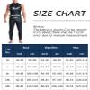 AIEOE Men's Jumpsuit Patent Leather PVC Overall with Long Zipper Sexy One-Piece Suits Slim Fit, Black 04, M view 2