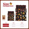 Ogniwo Festive Drawstring Bags For Gift,Christmas And Birthday Gift Bags, Large Size,Xmas Gift Bags,Chicken Leg Burger Drink view 4