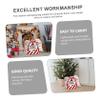 ABOOFAN 3pcs Christmas Bag Drawstring Pouches for Presents Xmas Containers for Christmas Decorations and Storage Random Style Random Color view 2