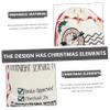 ABOOFAN 3pcs Christmas Bag Drawstring Pouches for Presents Xmas Containers for Christmas Decorations and Storage Random Style Random Color view 3