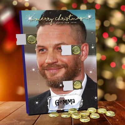Tom Hardy Personalised Chocolate Advent Calendar