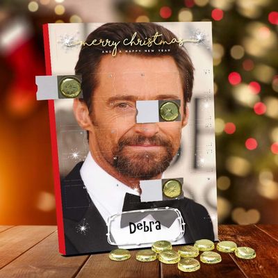 Hugh Jackman Personalised Chocolate Advent Calendar
