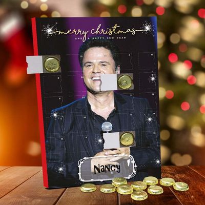Donny Osmond Personalised Chocolate Advent Calendar