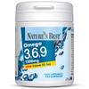 Nature's Best Omega 3, 6, 9 with Vitamin D3-1-2 Daily - UK Made - 120 Capsules (3+ Months' Supply) view 1
