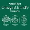 Nature's Best Omega 3, 6, 9 with Vitamin D3-1-2 Daily - UK Made - 120 Capsules (3+ Months' Supply) view 3
