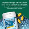 Nature's Best Omega 3, 6, 9 with Vitamin D3-1-2 Daily - UK Made - 120 Capsules (3+ Months' Supply) view 4