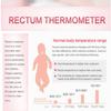 Noondl Basal Ear Rectal Thermometer Nhs Approved Uk Quick Read Display Sensitivity Accurate Response view 3
