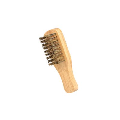 minkissy Professional Beard Brush Double-Sided Styling Tool Portable for Grey Beards Gentle Skin