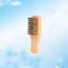 minkissy Professional Beard Brush Double-Sided Styling Tool Portable for Grey Beards Gentle Skin view 3