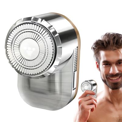 Portable Electric Shaver - Wet & Dry Waterproof -Shave USB Rechargeable | Wet Dry Electric Shavers for Men Women, Cordless & Compact Small Rotary for Home, Car, Travel Demaxiyad