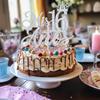Sliver Glitter Mis 16 Anos Cake Topper, Sweet 16/Happy 16th Birthday/Cheers to 16 Years/Happy Sweet 16, Funny 16th Birthday Party Decorations Supplies view 4