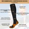 TRIITECH 6 Pairs Copper Compression Socks for Women and Men, 15-20mmHg Best for Running, Hiking, Travel view 4