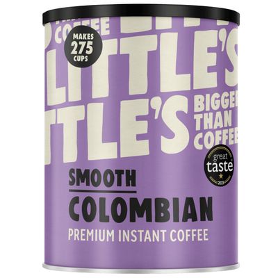 Little's Smooth Colombian Instant Coffee, 500g Tin - Premium Instant Coffee, Rich & Smooth - Vegan Friendly, Low Calories, No Added Sugar
