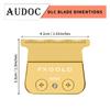 FX707Z DLC Replacement Blades Compatible with BaBylissPRO FX787 & FX726 Barberology Trimmer Blades (Gold 2 Pack) view 2