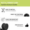 1 tyre 2.50-4 + inner tube cover 2.50 x 4 replacement rubber front wheelchair disabled 4 P.R. view 4