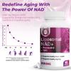 Pure NAD + Trans-Resveratrol + TMG | 2000mg | 3-in-1 Advanced Formula | NAD Resveratrol TMG Supplement | Boost NAD+ | Immune & Energy Support, Skin & Overall Health | 60 Capsules view 2