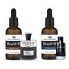 Jax of London Aventus and Sauvage Inspired Beard Oil 100ml Bundle Pack. Beard Conditioning & Growth Oil Luxury Scented. (Signature and Attraction) view 1