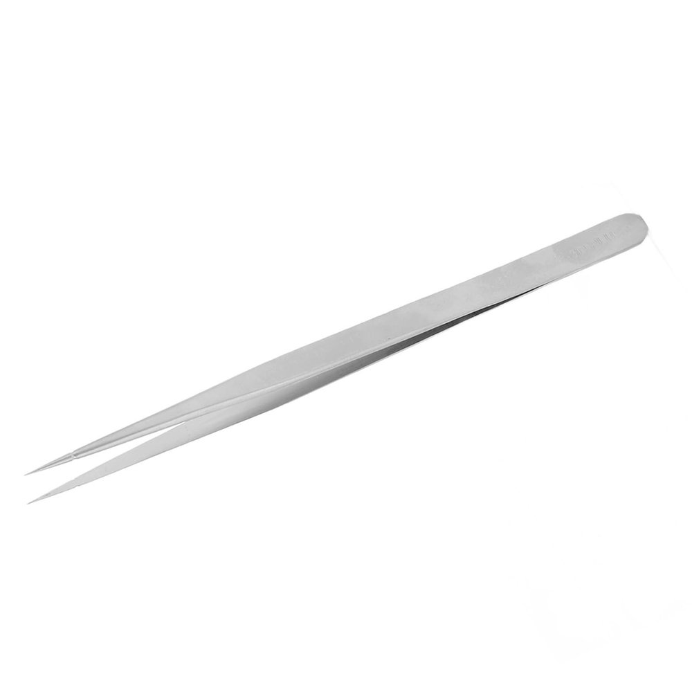 Pointed Tweezers, Multipurpose Precision Tip Tweezer Perfect Craft Chrome Vanadium Steel Tweezers for False Eyelash Extension Eyebrows Lashing