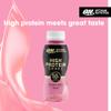 ON High Protein Shake Bottles, Ready To Drink Healthy Snacks, No added sugars, low fat, Post Workout Snack for Men and Women, Strawberry Flavour, 12x500ml, Packaging may vary view 2