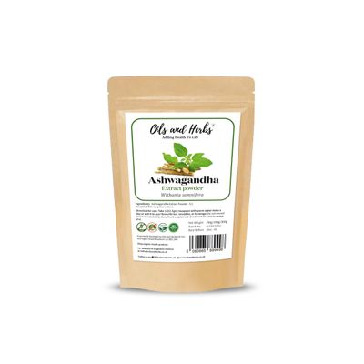 High Strength Ashwagandha Extract Powder 5:1- No Filler or Binders - Withania somnifera (50 GM)