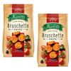 Maretti Bruschette Tomato & Olives & Oregano Chips 70g | Italian Bagel Crisp Chips | 2 in 1 Snack | Freshly Oven-Baked Crispy Vegetarian Bites | GMO Free (Tomato & Olives & Oregano, 2 Pack) view 1