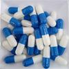 100 Size 3 Blue/White Small Empty Gelatin Capsules Gelatine Hard Pill Cases Self Fill view 2