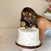 Rsstarxi 1 Pack Aged to Perfection 50th Birthday Cake Topper Glitter Wine 50th Birthday Cake Decoration Cheers to 50th Years Cake Pick for Whisky Theme Husband 50th Birthday Party Decorations view 4