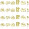 Bekaterea 24Pcs Happy New Year Cupcake Topper,Glitter New Year Cake Decorations,Best Dessert Decor Present for Holiday,Hello 2026,New Year's Eve party supplies 2026 view 2