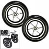 2pcs 10 Inch Electric Wheelchair Wheel, Front Castor Wheelchairs Replacement Wheels, Metal Wheel Hub, Solid Tires - Anti-wear & Non-Slip view 1