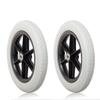 14in/35cm Wheelchair Rear Wheels - 2PCS Solid Wheel Replacement for Wheelchairs Rollators Walkers, Anti- Slip Rubber Wheel with Bearing view 1