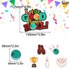 Bowling Cake Toppers 7-Pcs Themed Happy Birthday Decorations, Boy or Girl Themed Birthday Party, a Kid's Vintage Bowling Themed Party, or a Baby Shower Let the Good Things Roll! Decorations. SugarGera view 2