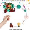 Bowling Cake Toppers 7-Pcs Themed Happy Birthday Decorations, Boy or Girl Themed Birthday Party, a Kid's Vintage Bowling Themed Party, or a Baby Shower Let the Good Things Roll! Decorations. SugarGera view 3