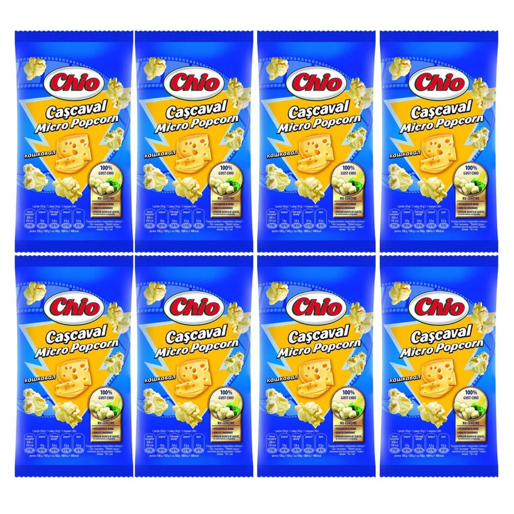 CHIO Micro Popcorns Cascavel 80g | Microwave Flavoured Popcorns Seeds| 100% Gust CHIO | Popping Pop Corn Kernels for The Family | Movie Night Helathy Snack (Cascavel 80g, 4 Pack)