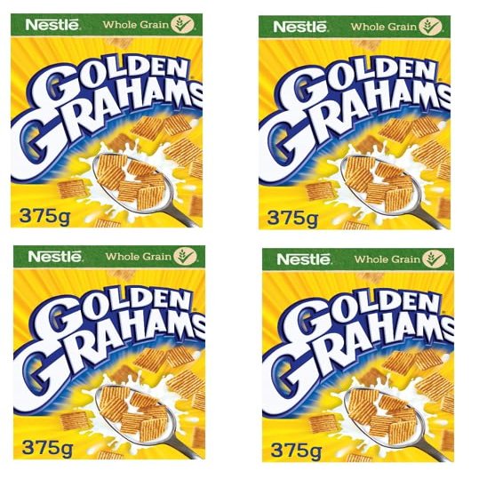 Nestl Golden Grahams Cereal 375g (Pack of 4)