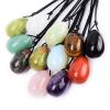 Yoni Egg Set Natural Stone Yoni Eggs Drilled Jade Egg Set with Box Women Kegel Exercise Muscle Feminine Hygiene Product,Amethyst Eggs view 3