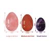 Yoni Egg Set Natural Stone Yoni Eggs Drilled Jade Egg Set with Box Women Kegel Exercise Muscle Feminine Hygiene Product,Amethyst Eggs view 4