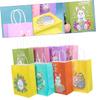 SOLUSTRE 12pcs Easter Party Kraft Paper Bags Rabbit Egg Storage Pouches Boys and Girls Party Bags Random Color view 2