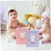 SOLUSTRE 12pcs Easter Party Kraft Paper Bags Rabbit Egg Storage Pouches Boys and Girls Party Bags Random Color view 4