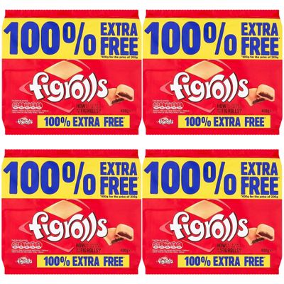 Bolands Fig Rolls 400g (4 Pack Bundle)