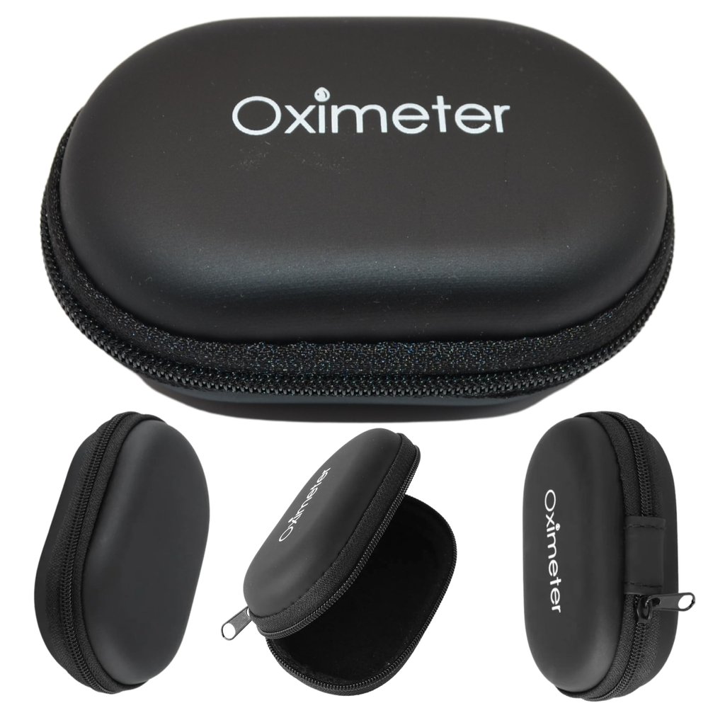 Pulse Oximeter Storage Case Bag Zipper Carrier Wallet Pouch for Protecting Heart Rate Monitor Pulse Oximeter Device by TradeProvider