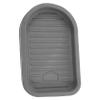 OKUMEYR Draining Soap Box and Bar Soap Holder Gray Household Kitchen and Bathroom Countertop Storage Rack with Drainage for Sink and Washbasin Use view 1