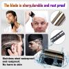 Shaver Replacement Foil compatible with BaByliss Barberology Double FXFS2G Metal shaver foil replacement (Black 2 Pack) view 4