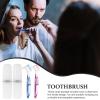 JECOMPRIS Travel Oral Hygiene Kit 2 Sets Dual Bristle Heads Toothbrushes with Cover Case Ergonomic Handle Toothbrushes for Deep Cleaning Care Compact Tuft Toothbrush Firm view 2