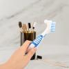 JECOMPRIS Travel Oral Hygiene Kit 2 Sets Dual Bristle Heads Toothbrushes with Cover Case Ergonomic Handle Toothbrushes for Deep Cleaning Care Compact Tuft Toothbrush Firm view 4