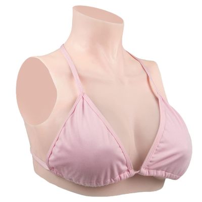 Silicone Breast Form Realistic Breast Plates Artificial Breast Silicone Filled B Cup, Silicone Boobs Forms, Silicone Fake Boobs, Fake Boobs, Fake Breasts for Cosplay Silicone Cosplay, Asian Yellow
