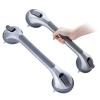 TAILI Suction Grab Rails for Bathroom 2 Pack, 43 CM Suction Handles for Shower, MAX Hold 110 KG Bath Safety Grab Rail for Elderly, Senior, Disabled, No Drilling Handle, Disability Aids - Silver view 1